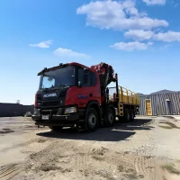 Scania P 450 (2025) + Grúa Fassi F660RA.2.28